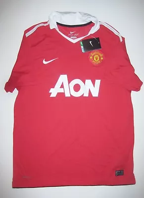 2010 2011 Manchester United Nike Wagner #3 Jersey Home Kit Shirt New • $39.99