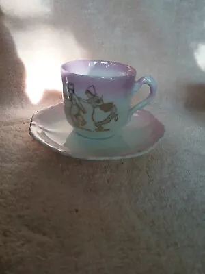 Vintage Cup & Saucer Made In Leuchtenburg Germany • $10.99