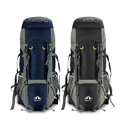 70L Hiking Military Tactical Rucksack Camping Backpack Bag Cycling Outdoor New • $99.99