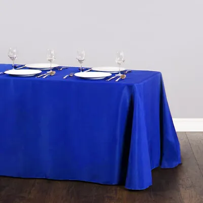Rectangle Tablecloth Table Cover Party Wedding Linen • $8.18