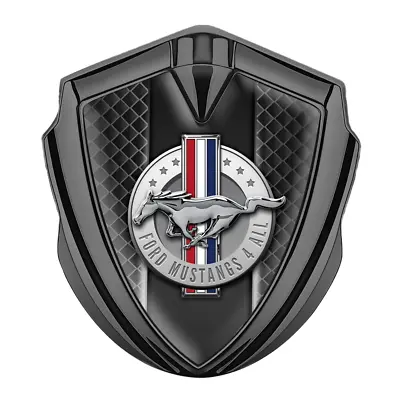 Mustang Emblem Side Badge Logo Handmade Metal Fender Decal Trunk Car Window • $27.50