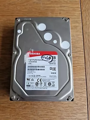 Toshiba X300 HDD 5TB 3.5  SATA III 5900RPM Hard Drive (12) • £35