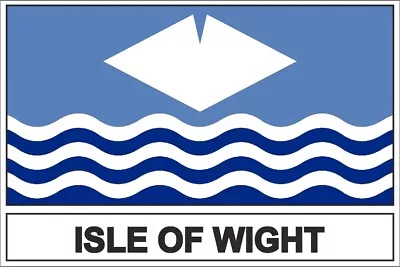 Sticker Flag Vinyl Country  Uk County Isle Of Wight • £2.89