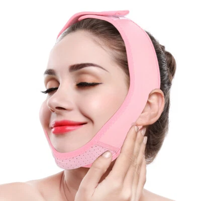 $10.35 • Buy V Line Face Slimming Double Chin Reducer  Mask Lifting Belt Anti-Wrinkle Chin Up