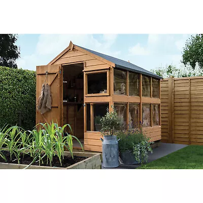 Forest Garden Shiplap Wood Potting Shed 213.3cmH X 198.7cmW • £999.99