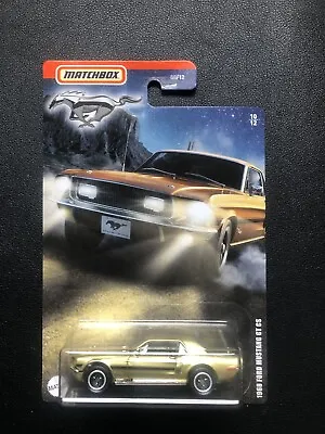 Matchbox Mustangs 1968 Ford Mustang GT CS (C3) • $8.99