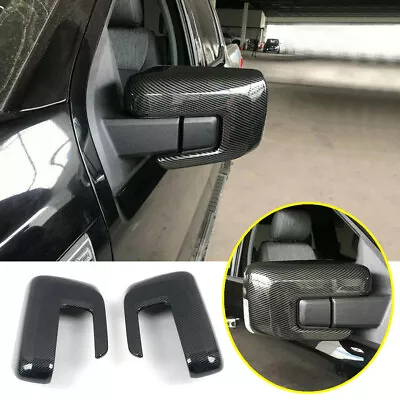 For 2021-2022 Ford F150 F-150 Carbon Fiber ABS Side Rearview Mirror Cover Trim2* • $58.91