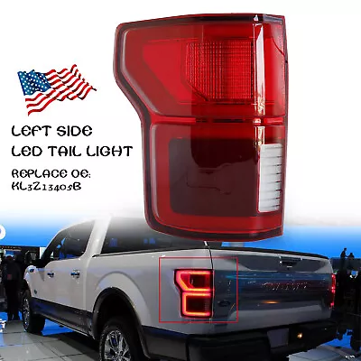 Left LED Rear Tail Light Lamp Brake For Ford F150 F-150 2018-2020 W/ Blind Spot • $180