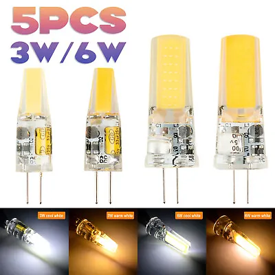 5/10PCS 3W/6W G4 COB LED Lights Bulbs 12V AC/DC High Quality Lamps Bulbs • $10.25