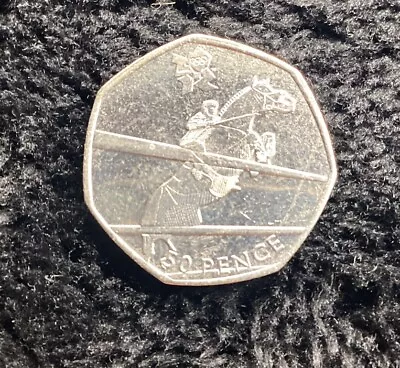 2011 Olympic Equestrian UK 50p Fifty Pence • £1.50
