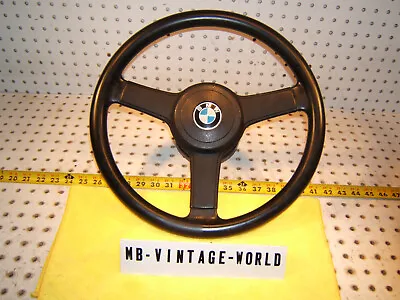 BMW 77-83 E21 320i 82-88 E28 335i 3 Spoke Black SPORT Steering 1 Wheel With Horn • $435