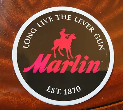 Marlin Firearms Vinyl Decal Bumper Window Safe Sticker 3 1/2  Ruger • $4.70