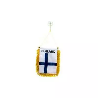  Finland Mini Banner 6'' X 4'' - Finnish Pennant 15 X 10 Cm - Mini Banners 4x6  • $15.26