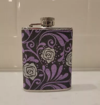 3 Oz. Mini Stainless Steel Canvas Wrap Hip Flask • $10.95