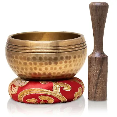 Shiping From USA Tibetan Singing Bowl Set~3 Inch Meditation Sound Bowl ~ • $14.99