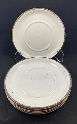 Vintage Midwinter Stonehenge Wild Oats Saucers 6.1in Discontinued Set Of 5 • $16