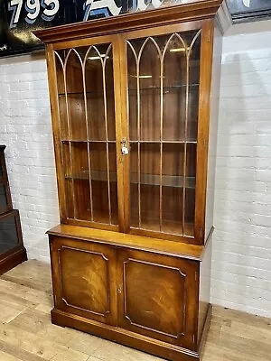 Waring & Gillow Solid Mahogany Display Cabinet /Bookcase  . Delivery Available • £350.99