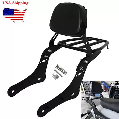 Backrest Sissy Bar Luggage Rack For Kawasaki Vulcan S 650 VN650 EN650 2015-2023 • $58