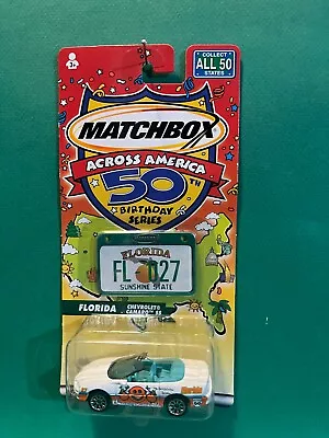 Matchbox Across America 50th Bir. Florida Chevy Camaro SS 1/64 Diecast MOC BX61 • $5.85