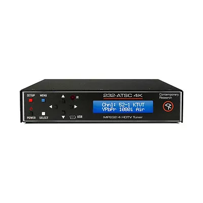 Contemporary Research 232-ATSC 4K HDTV Tuner - HDMI Dolby IP Streaming • $961