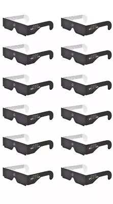 10 Pack Solar Eclipse Glasses ISO & CE Certified AAS/NASA Approved Glasses • $13.99