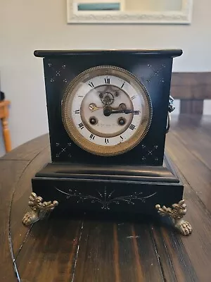 Mantel Clock By Le Boutillier & Beide France/Marti Movement Open Escapement  • $250