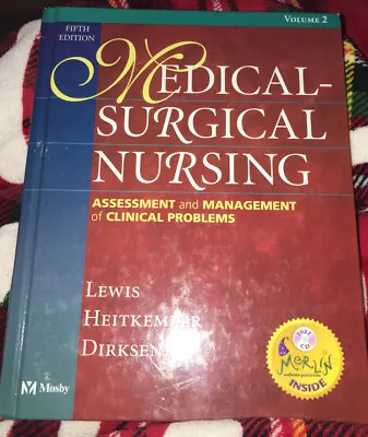 Medical-Surgical Nursing: Assessment And Management Of Clinical Problems 2000 • $30