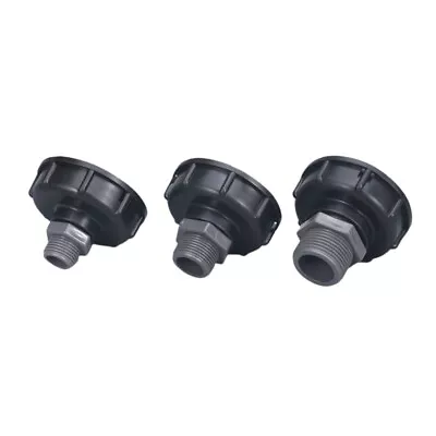 60mm Rough Thread Garden Irrigation Hose Connector Fittings IBC Tank Adapter Kit • £3.66