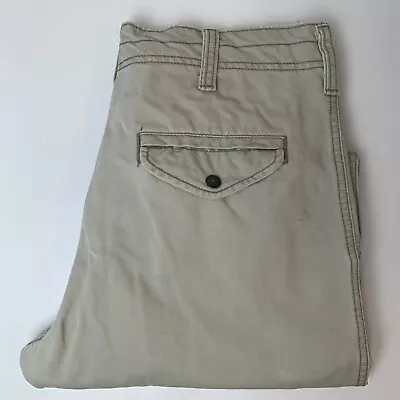 Levi's Tab Twills Low Boot Cut Beige Chino Trousers Pants Size Men's W32 L30 • £25