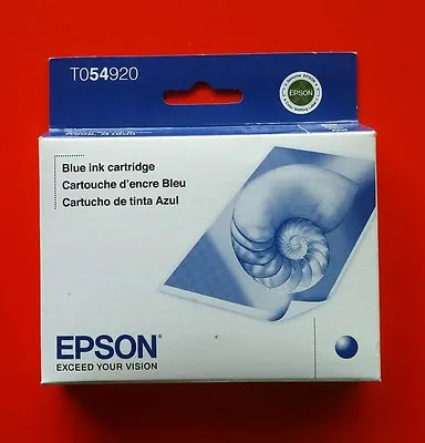 Genuine Epson R800 R1800 T0549 Blue Print Ink T054920 • $10.50