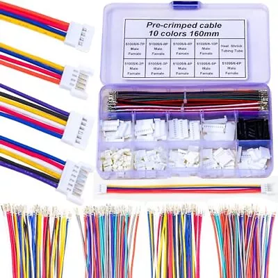 Molex Connector Kit 2.0mm Pitch Male Female Connector With Premium 22AWG Pre-... • $39.02