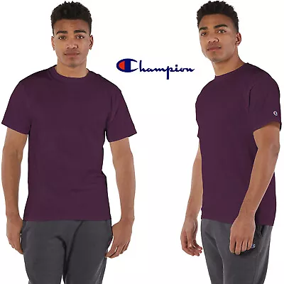 Champion Mens Crew Neck T Shirt Short Sleeve T-Shirt T525C S M L XL 2XL 3XL • $10.59