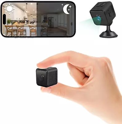 Mini Wireless Camera Spy Hidden WiFi 4K 1080HD IP Cam Night Vision Home Security • $25.16