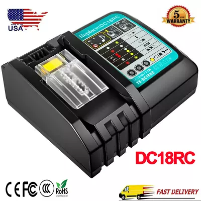 For Makita DC18RC 18V LXT Lithium‑Ion Rapid Optimum Battery Charger BL1830 1860 • $18.89