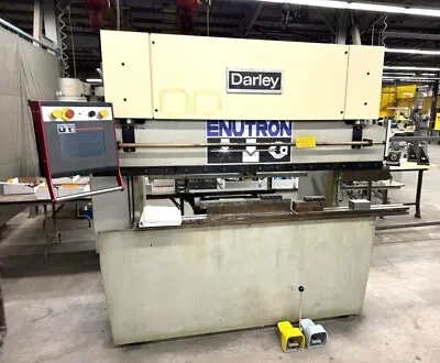 DARLEY #EHP-35 HYD. PRESS BRAKE 80 X 30-Ton Capacity & ENUTRON CNC BACK GAGE • $17999.99