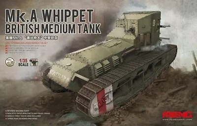 MNGTS-021 - Meng Model 1:35 - Whippet Mk.A British Medium Tank • £27.99