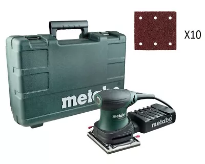 £44.99 • Buy Metabo 200w 1/4  Electric Detail Palm Sander Orbital Sanding & 10 Sheets Fsr 200