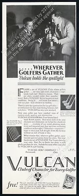 1928 Vulcan Golf Clubs Woods Irons Photo Vintage Print Ad • $9.99