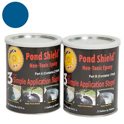 Pond Armor Pond Shield Non-Toxic Epoxy Paint - 1.5 Gallon COMPETITION BLUE • $232.95