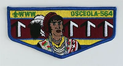 Boy Scout BSA Order Of The Arrow OA Osceola 564 WWW VINTAGE Patch • $9.95