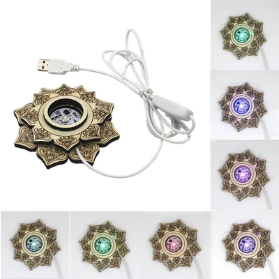 Personalized For Creative Solid Wood LED Luminous Handicraft Shape Night L • $12.57