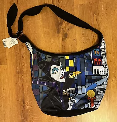 Disney Loungefly Maleficent Bag Hot Topic Stain Glass Disney Villan Purse • $33.33