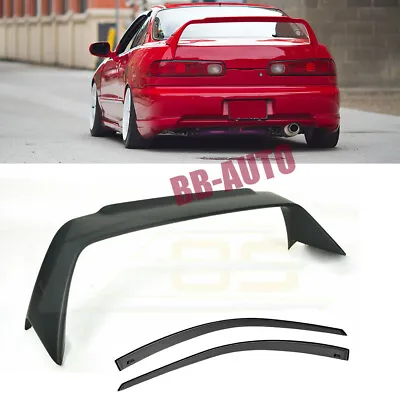 MUGEN Style Rear Lid Wing Spoiler For 94-01 Acura Integra DC2 + Window Visors • $194.99