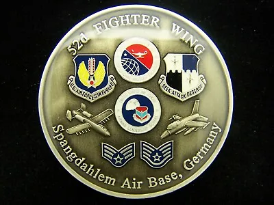 52nd Fighter Wing Airman Leadership School Challenge Coin • $11.99