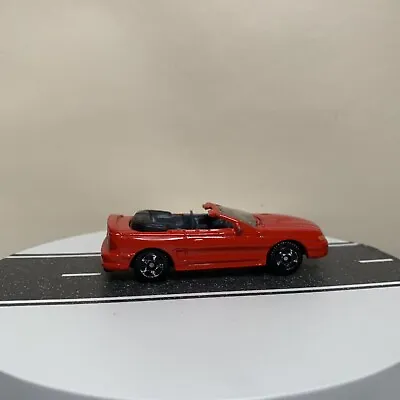 MotorMax #6006 1998 SN95 Ford Mustang Convertible Red Sports Car - 1:64 VGC • $19.95