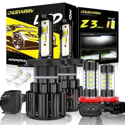 £38.99 • Buy For Kia Soul MK2 2014-on H4+H11 LED High/Low Beam Fog Light Bulbs White 6000K