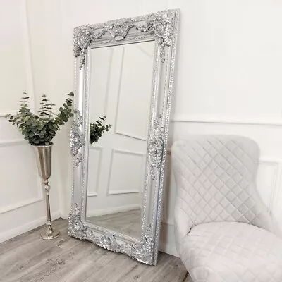 £299 • Buy Roma Bevel Mirror In Silver,Antique And Gold Floor Standing Baroque Shabby Chic