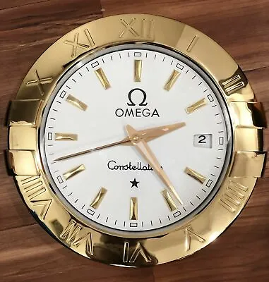 £160 • Buy Omega Dealer Display Wall Clock Swiss Made