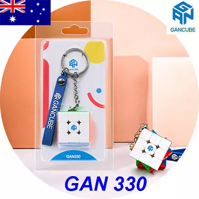 AU Dispatch GAN 330 3x3 30mm Mini Keychain Magic Speed Rubiks Game Cube Puzzle • $24.49