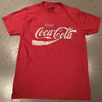 Coca Cola T Shirt Original Brand Men’s Size Medium In RED USED Pre-loved • £7.99
